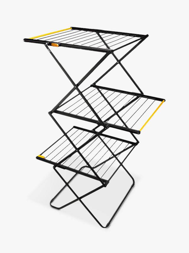Joseph Joseph AirFrame Max Foldable 21m Capacity Indoor Laundry Airer Black