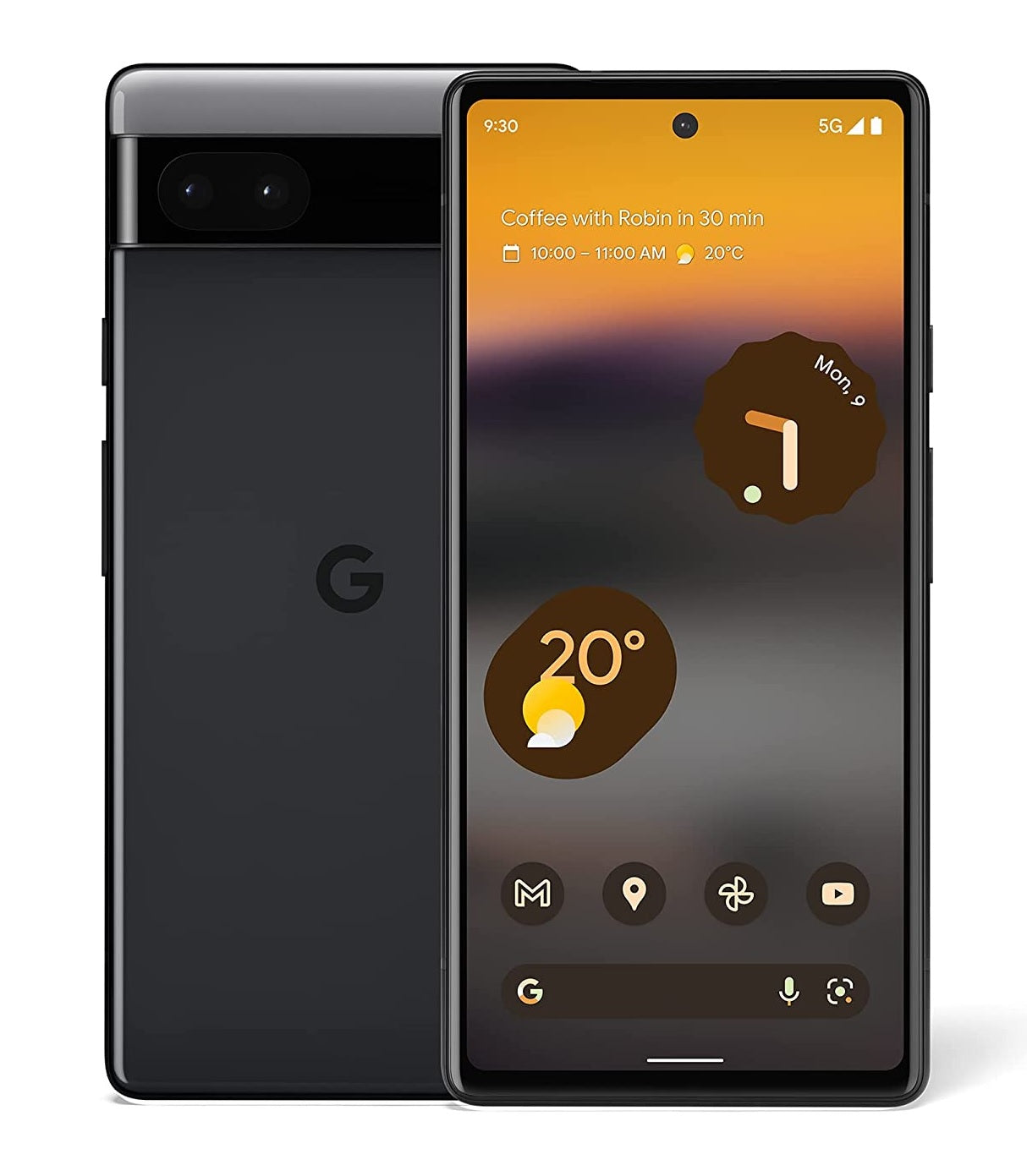 Google Pixel 6a 128GB Smartphone 5G 6.1'' Unlocked SIM-Free - Charcoal