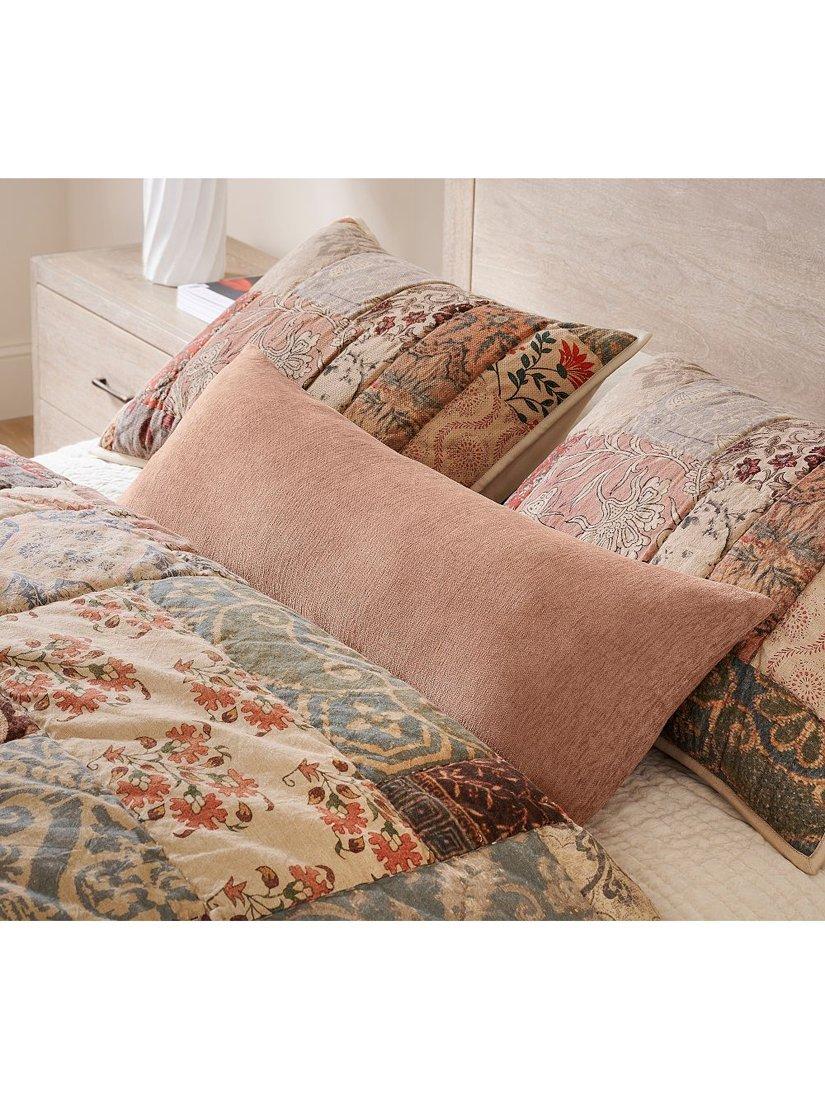Pottery Barn Valentina Rosewood Patchwork Quilted King Bedspread - Multi