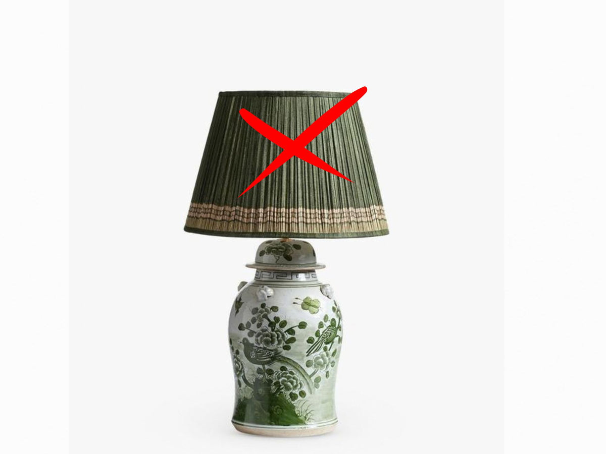 OKA Fenghuang Porcelain Ceramic Decorative Table Lamp Base Lighting - Jade