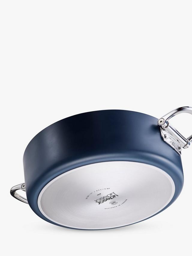 Joseph Joseph Space Folding Handle Non-Stick 6 Piece Cookware Set - Navy