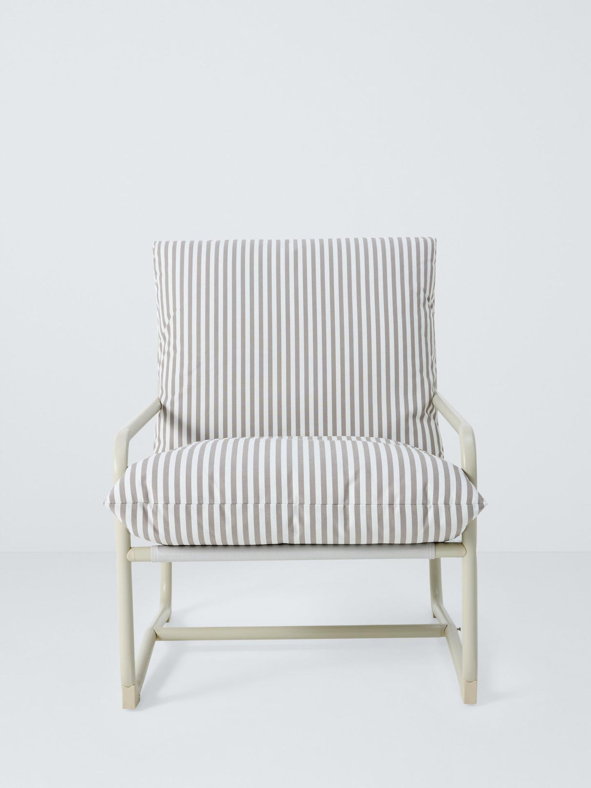 John Lewis Marcy Sling Reclining Outdoor Garden Chair - Greige 84x65x94cm