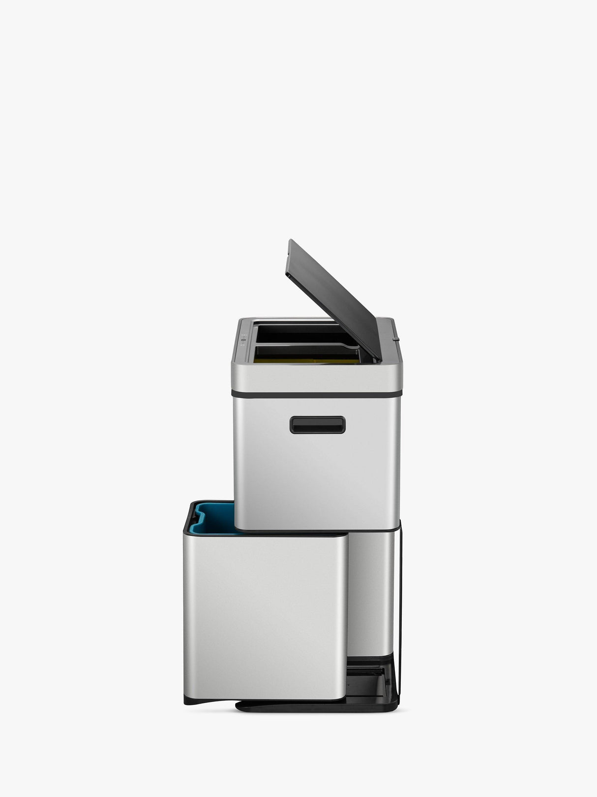 EKO Mirage Plus 55L Sensor Waste Separation 3-Chamber Bin - Stainless Steel