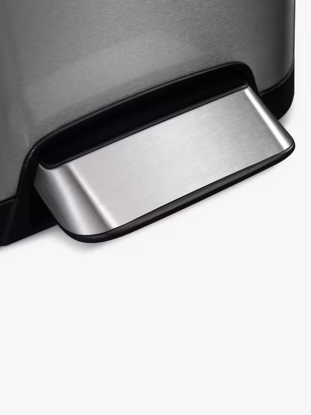 EKO Ecofly 45L Kitchen Recycling Stainless Steel Pedal Bin with Inner Bucket