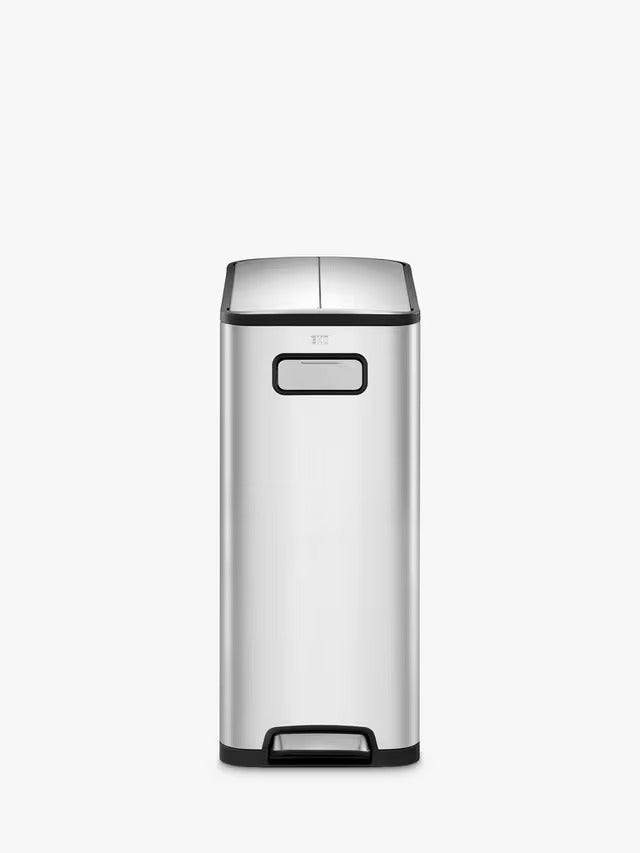 EKO Ecofly 45L Kitchen Recycling Stainless Steel Pedal Bin with Inner Bucket