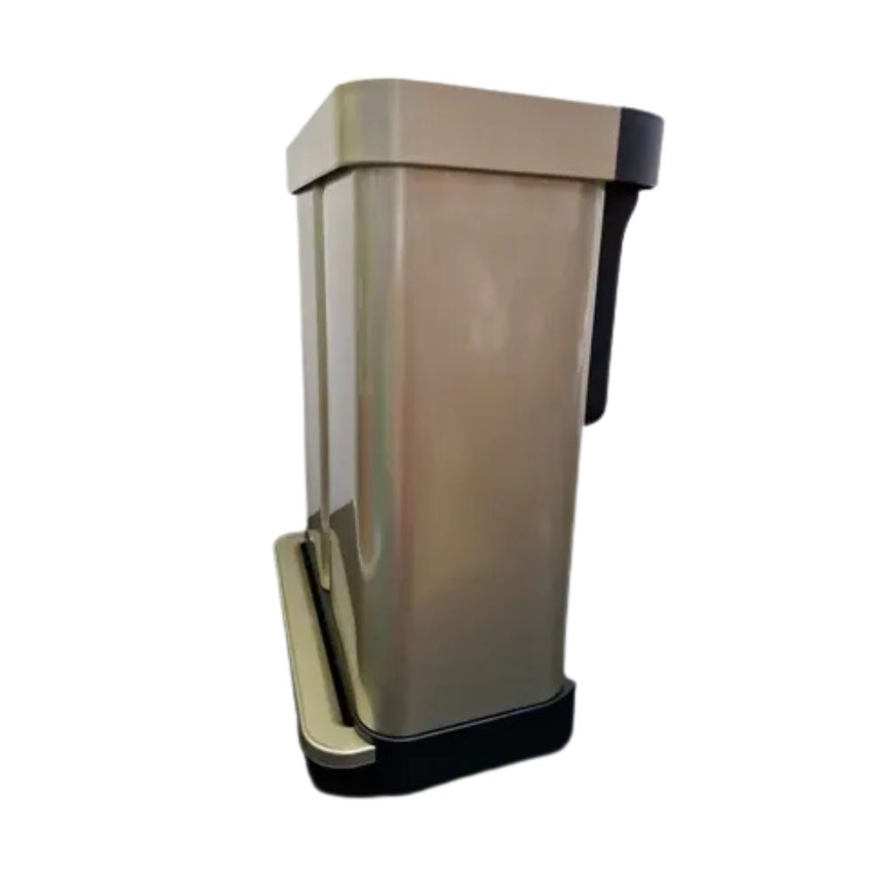 Simplehuman 58L Dual Compartment Liner Pocket Recycling Pedal Bin - Gold