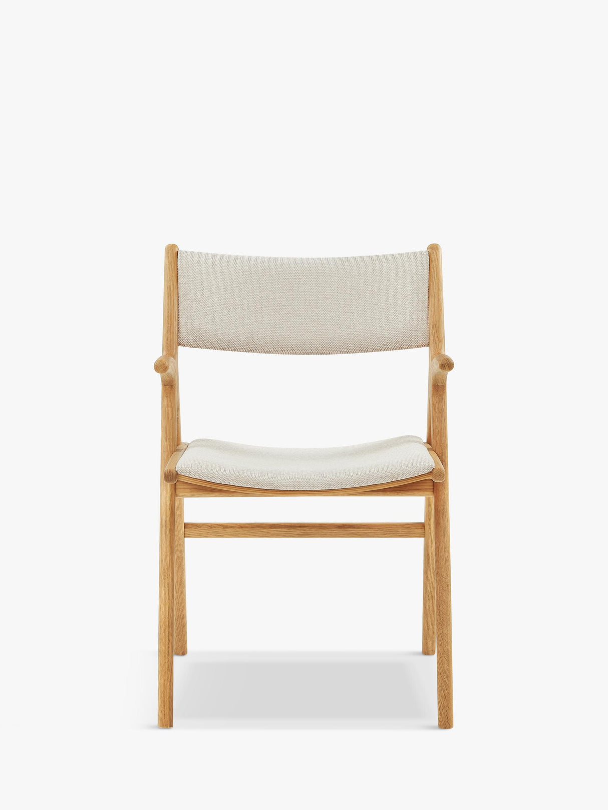 John Lewis X-Ray Standard Dining Armchair 84.0 x 53.0 x 55.0cm - Natural
