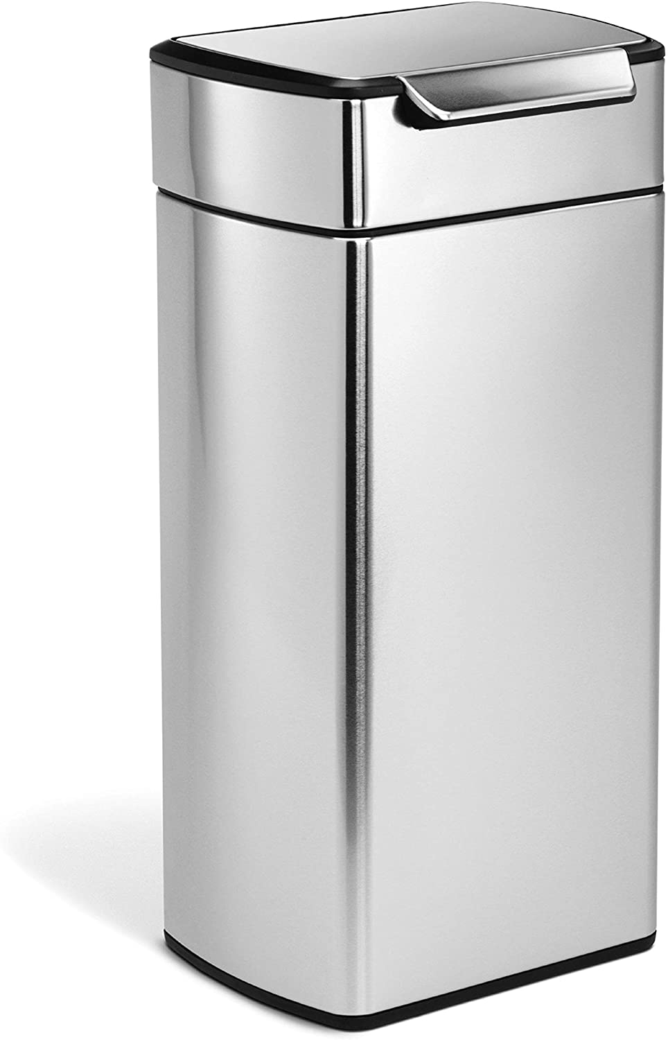 Simplehuman Rectangular 30L Touch Bar Silver Bin - Brushed Stainless Steel