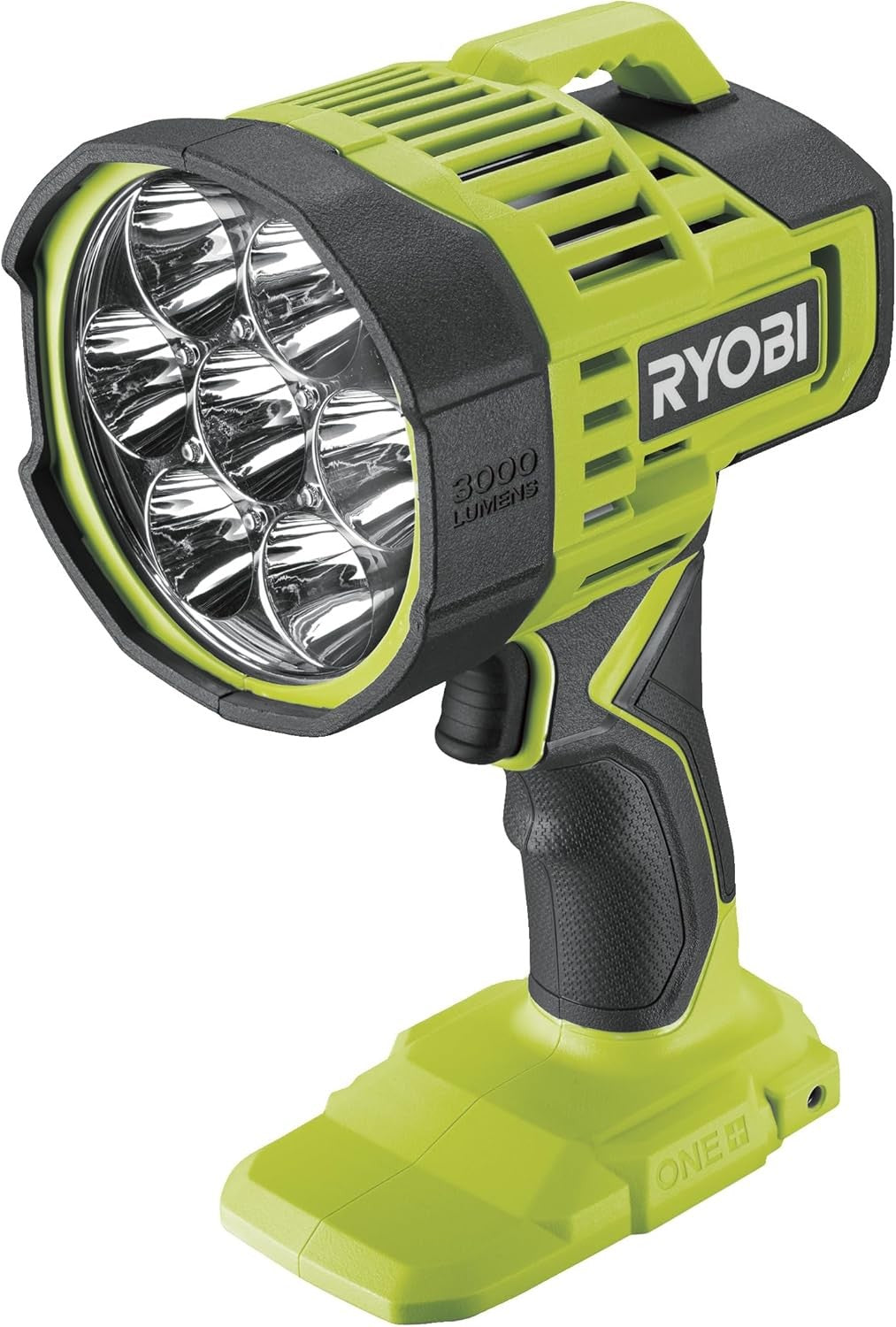 Ryobi 18V ONE+ LED Cordless Heavy Duty Spotlight (Bare Tool) - Hyper Green