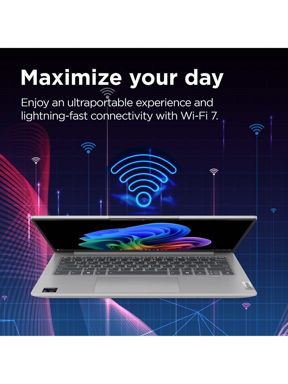 Lenovo IdeaPad 5x Convertible Laptop Snapdragon X 16GB RAM 1TB SSD 14” Grey
