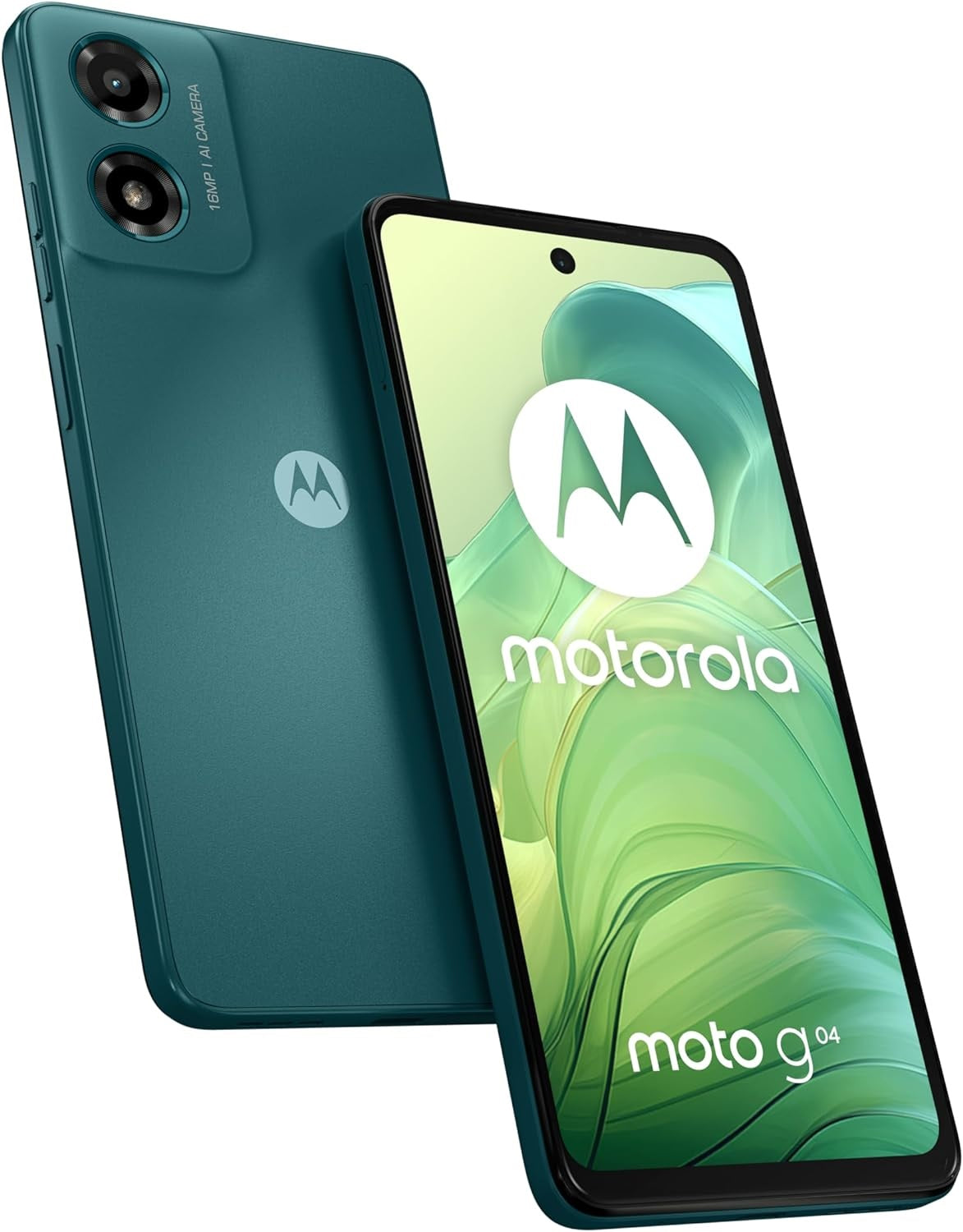 Motorola Moto G04 Smartphone 6.6'' 64GB Unlocked SIM-Free - Sea Green - Kazoop