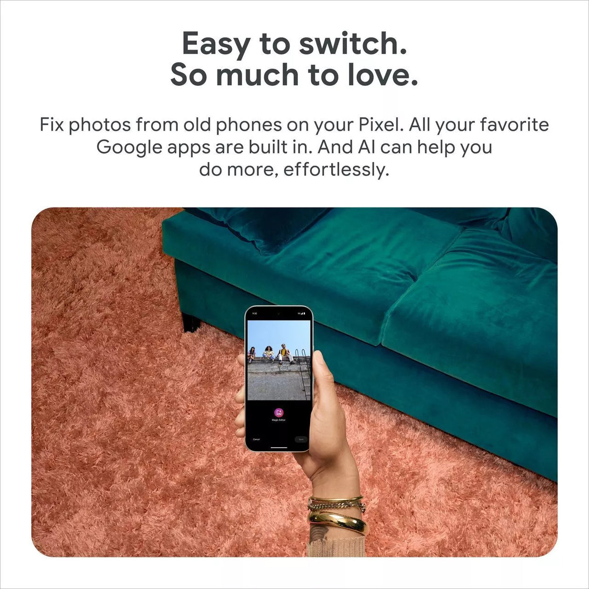 Google Pixel 9 Pro XL 6.8" 128GB 5G Smartphone 16GB RAM Unlocked - Obsidian