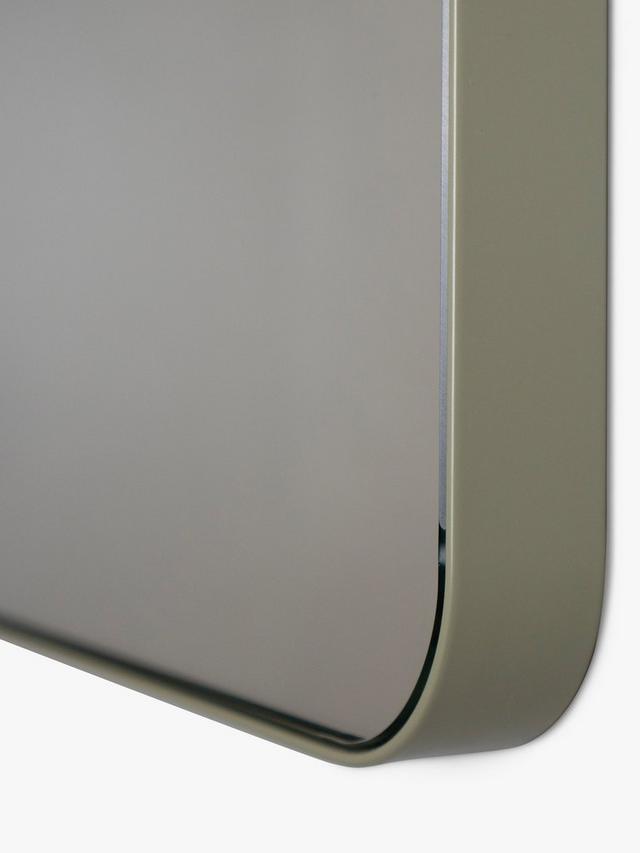 hib. Fusion Curve 40 Minimalist Decorative Bathroom Mirror 60 x 40cm - Sage