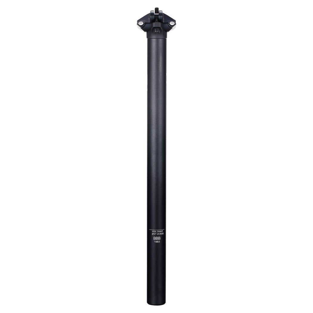 BBB BSP-20 SkyScraper 31.6mm Seatpost 400mm Black 6061-T6 Alloy Micro-Adjust