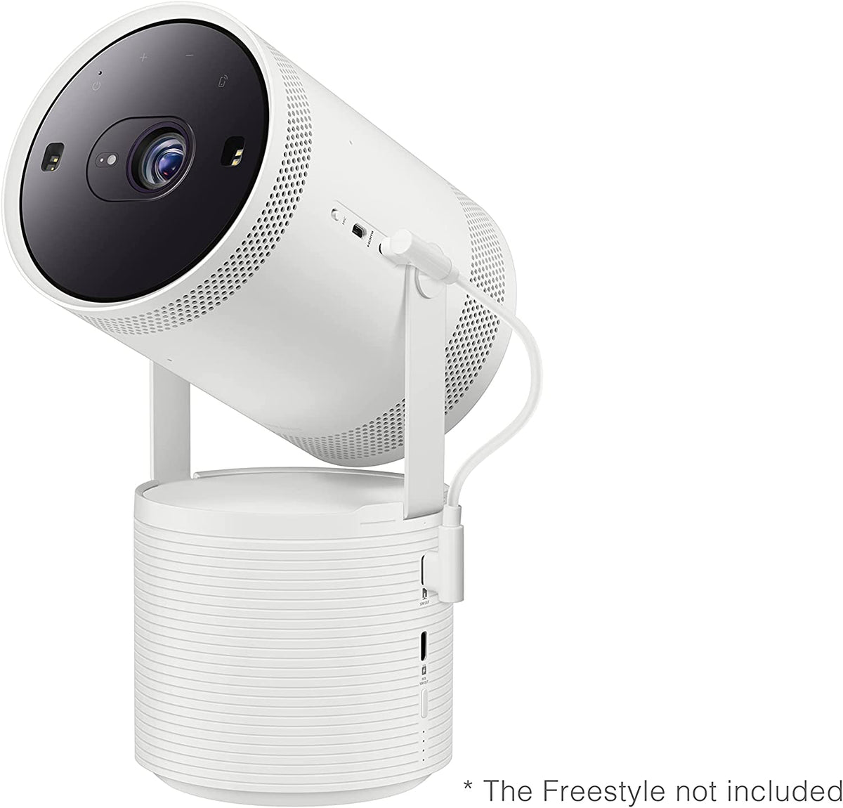 Samsung The Freestyle Projector Portable Battery Pack 3 Hours of Power White - Kazoop