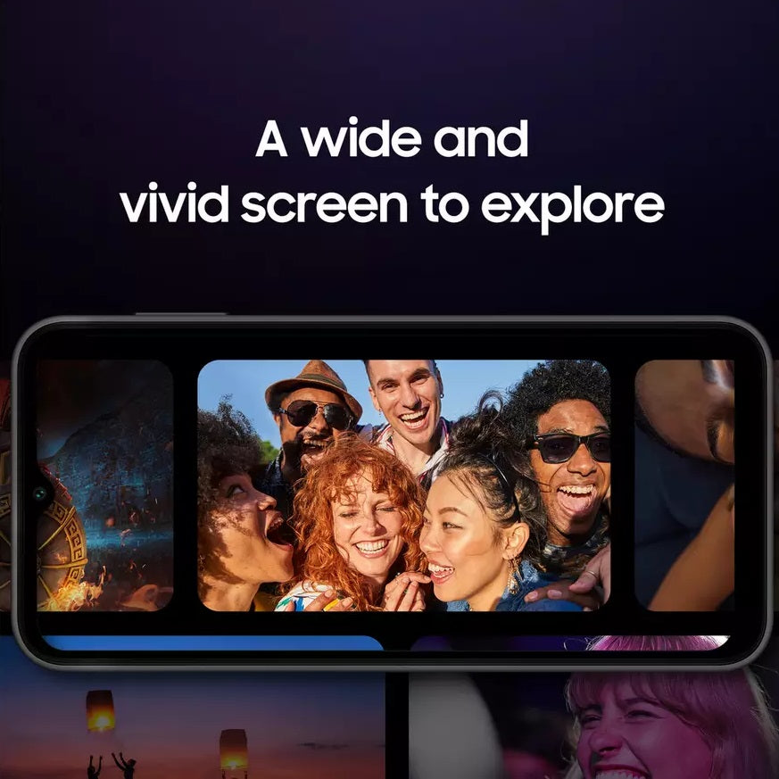 Samsung Galaxy A14 SM-A145 4G 64GB SIM Free Unlocked Smartphone - Black - Kazoop