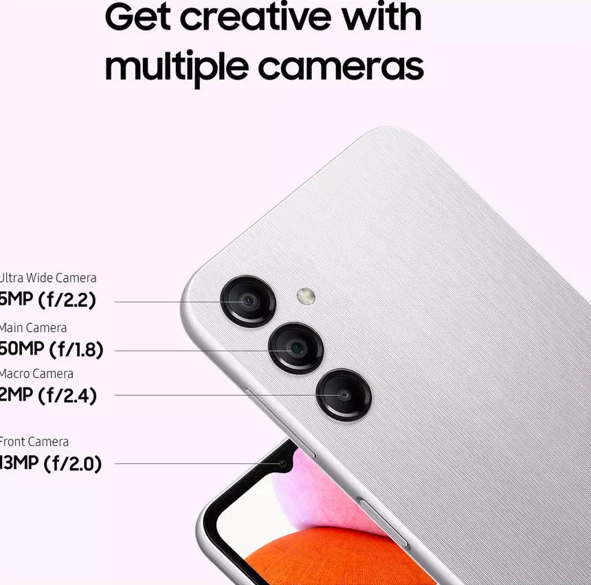 Samsung Galaxy A14 SM-A145 4G 64GB SIM Free Unlocked Smartphone - Black - Kazoop