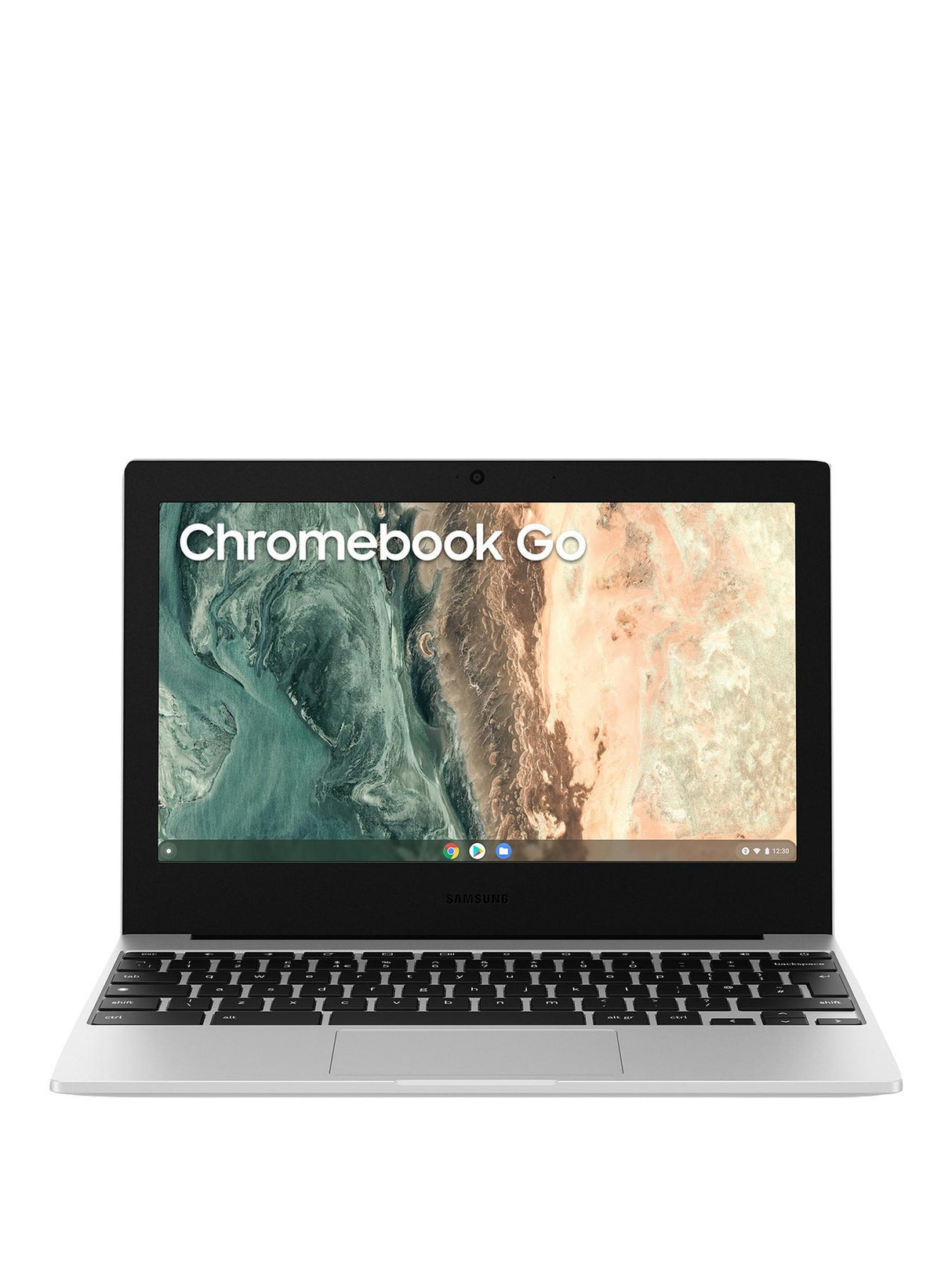 Samsung Chromebook Go 11.6in Laptop QHD Intel Celeron 4GB RAM 64GB - Silver - Kazoop