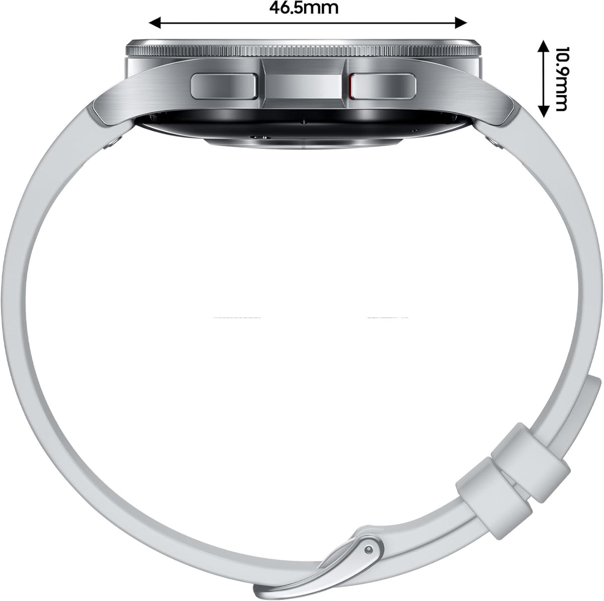 Samsung Galaxy Watch6 Classic OLED Touchscreen Wi-Fi GPS Smartwatch - Silver