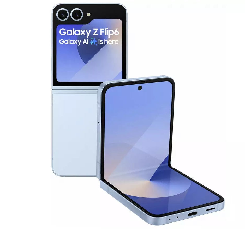 Samsung Galaxy Z Flip6 5G 6.7'' Foldable Smartphone 256GB Dual SIM-Free Blue - Kazoop