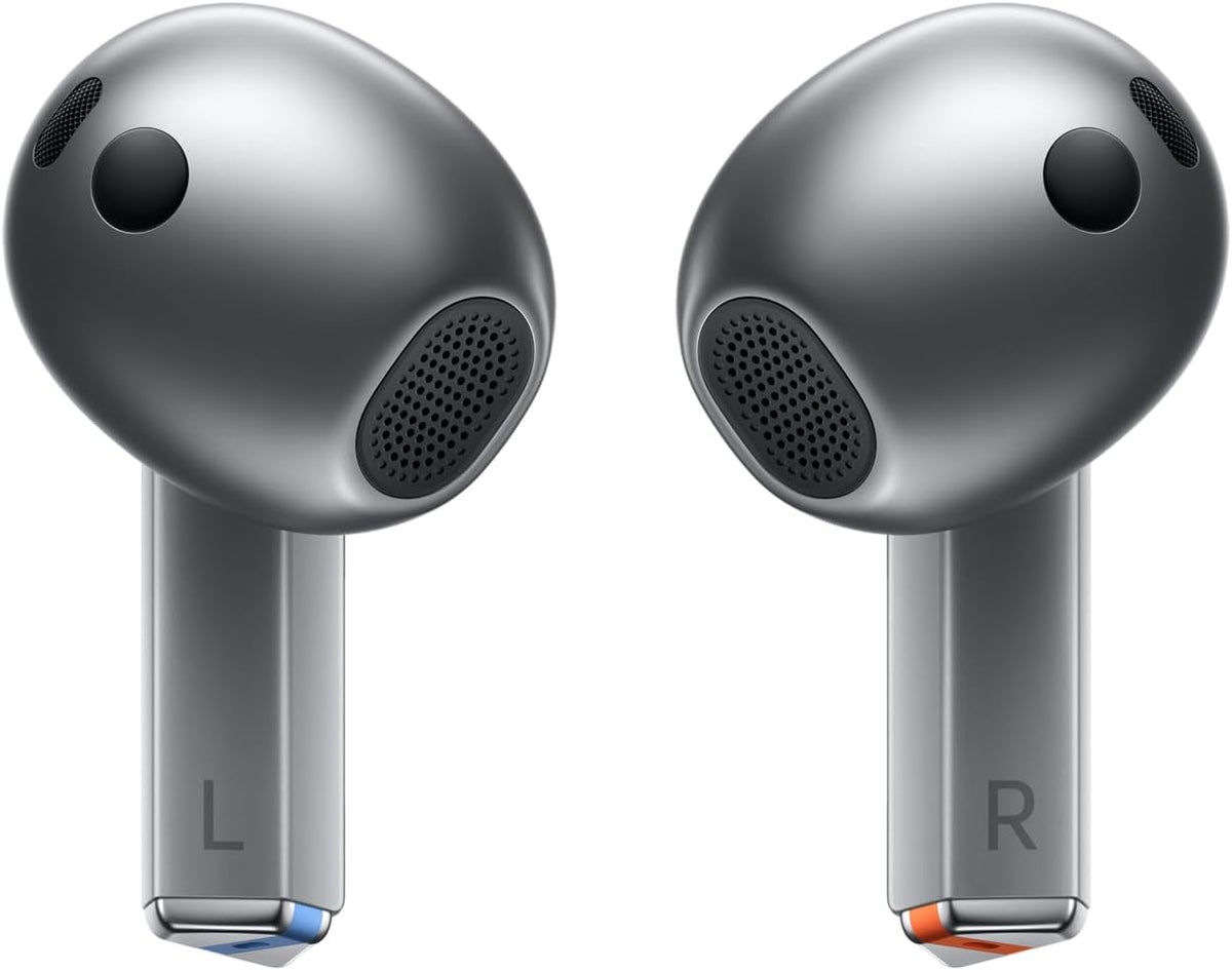 Samsung Galaxy Buds3 Wireless Bluetooth Noise-Cancelling Earbuds Silver