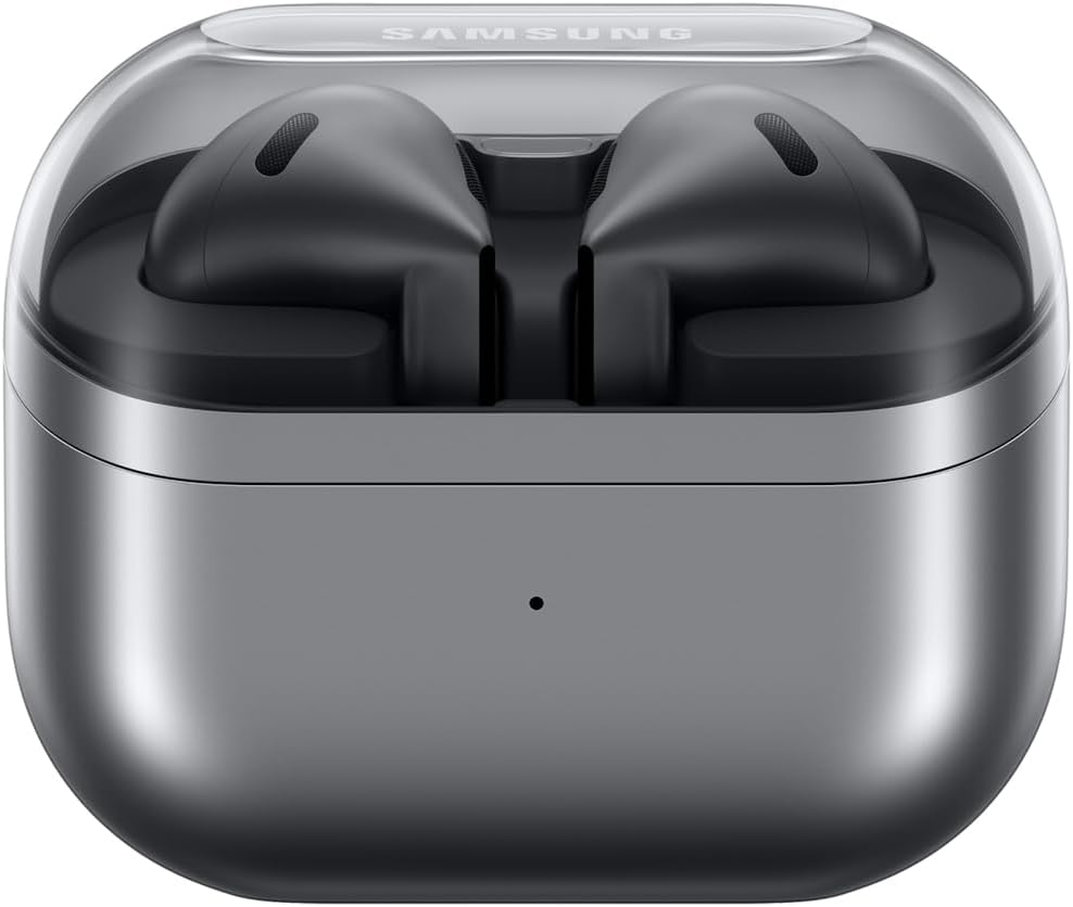 Samsung Galaxy Buds3 Wireless Bluetooth Noise-Cancelling Earbuds Silver