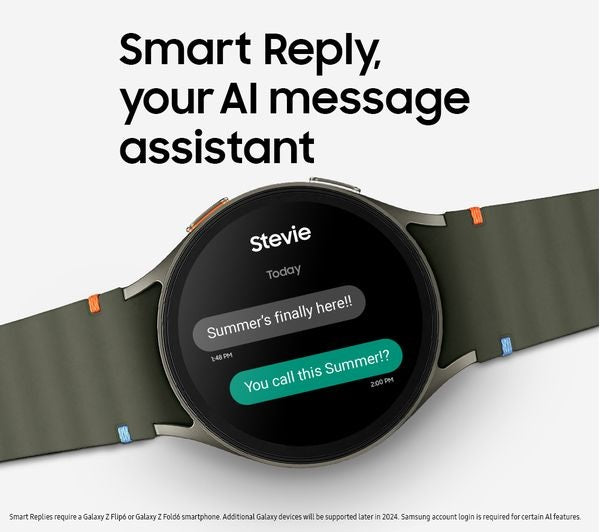 Samsung Galaxy Watch7 40mm GPS BT Heart Rate Monitor Smartwatch - Green