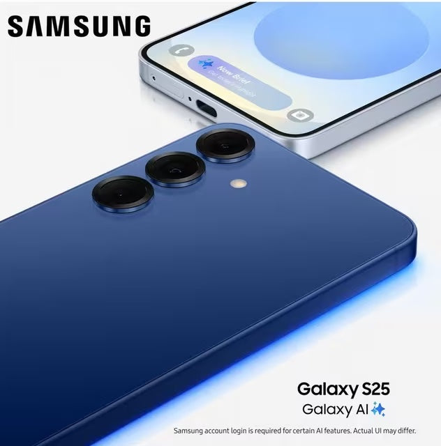 Samsung Galaxy S25 5G Smartphone 12GB RAM 128GB Unlocked SIM-Free - Navy