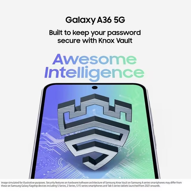 Samsung Galaxy A36 5G 6.7'' Smartphone 8GB 256GB Unlocked SIM-Free - Black