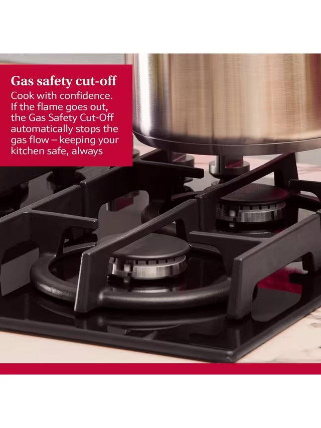 Neff N70 T27CIQ8S0 75cm Flame Control Removable Dials & Pan Supports Gas Hob