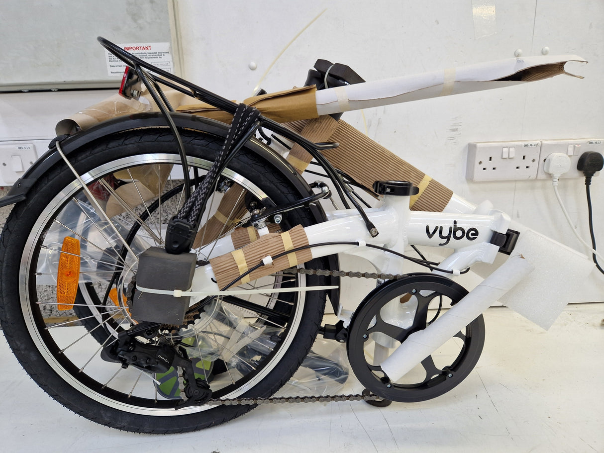 Dahon VYBE D7 Unisex 20" Wheel Compact 12kg 7-Speed Folding Bike Alloy White