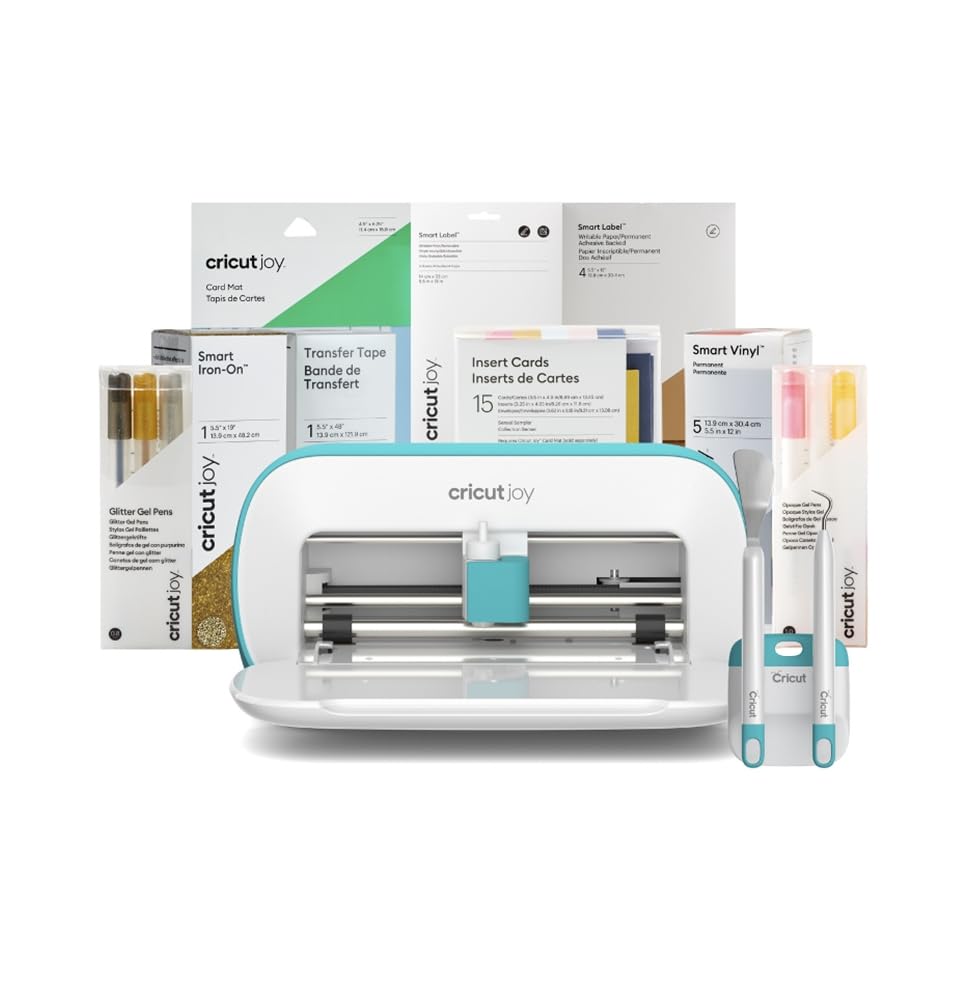Cricut Joy Digital Cutting Machine and Gift Bundle - White/Blue