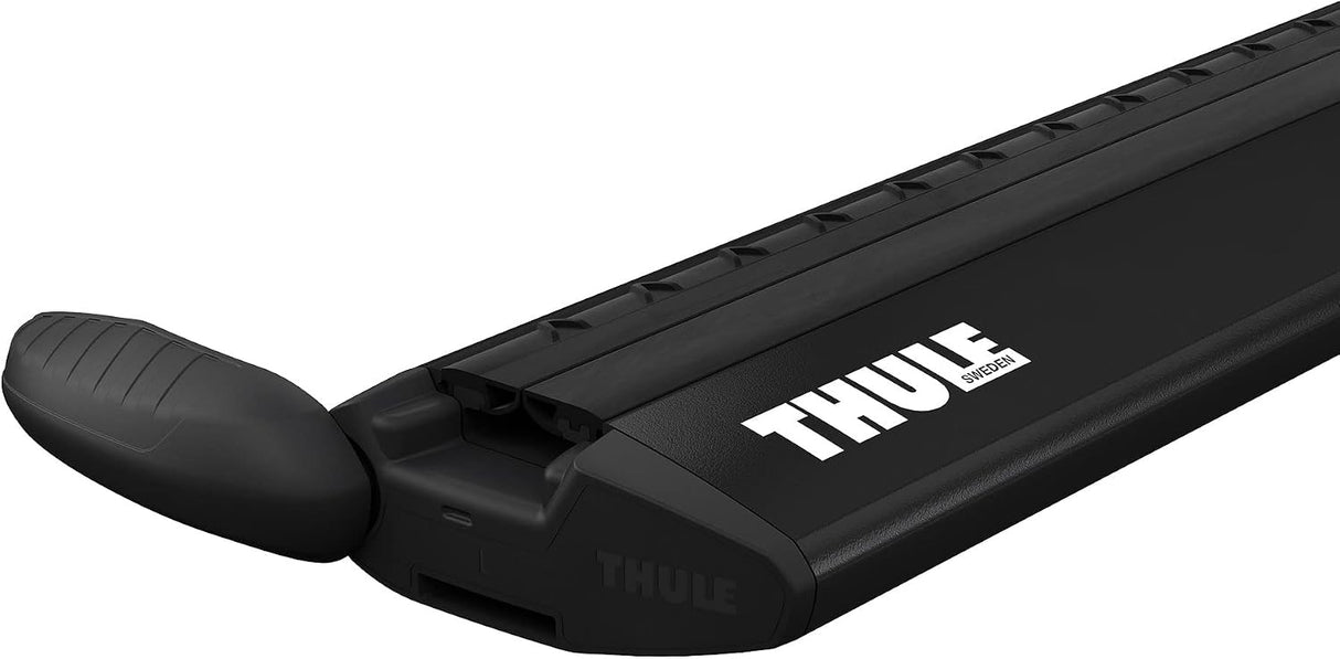 Thule WingBar 969B 127cm Aluminium Aero Roof Bars Pair T-Track - Black