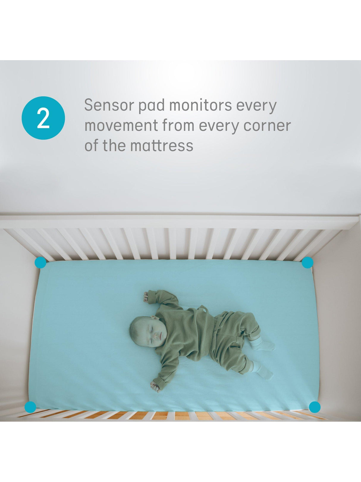 Angelcare AC25 Baby Movement Monitor with Video & Sound - 4.3" LCD Display