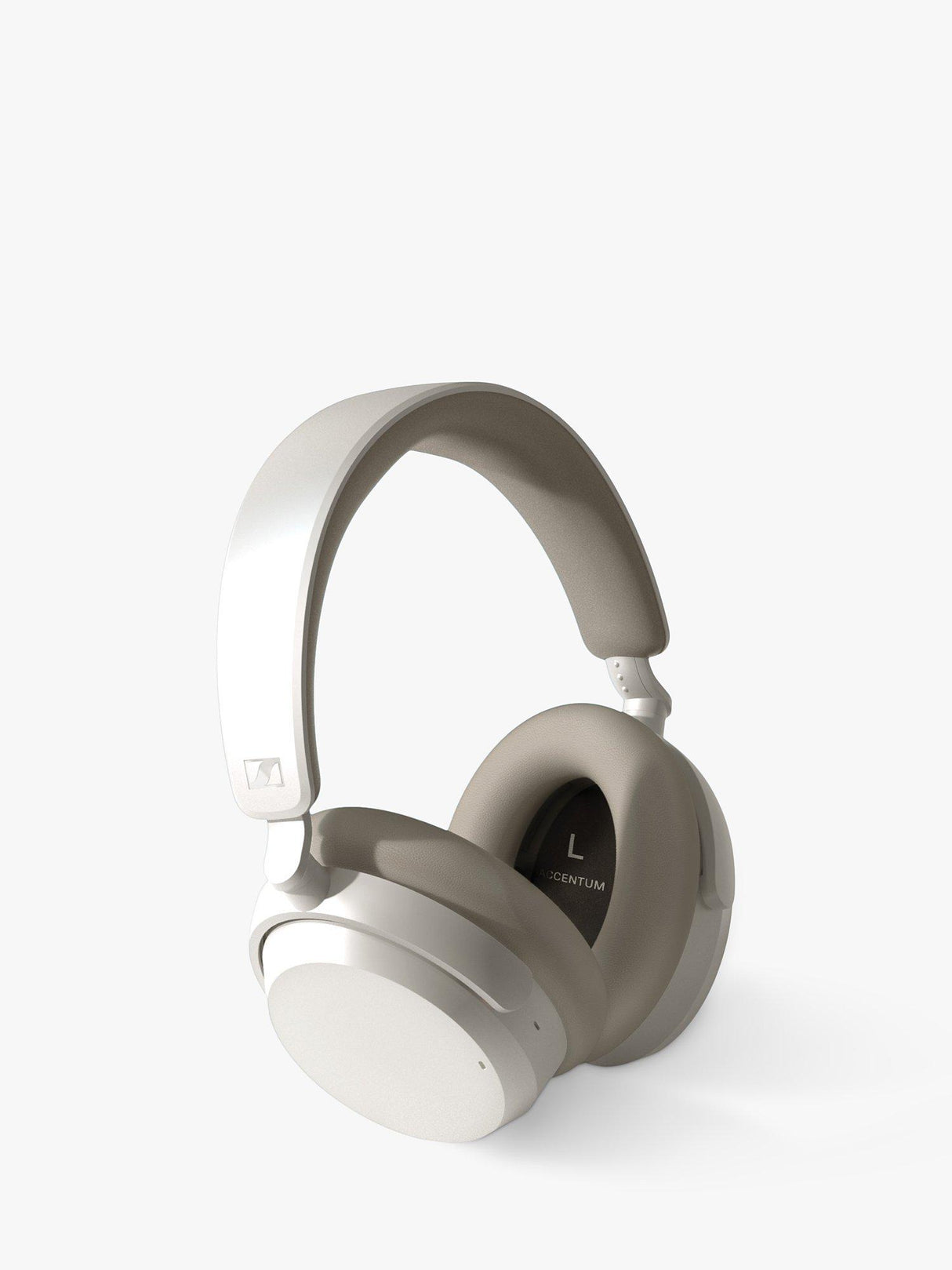 Sennheiser Accentum Wireless Bluetooth OverEar ANC Headphones with Mic White
