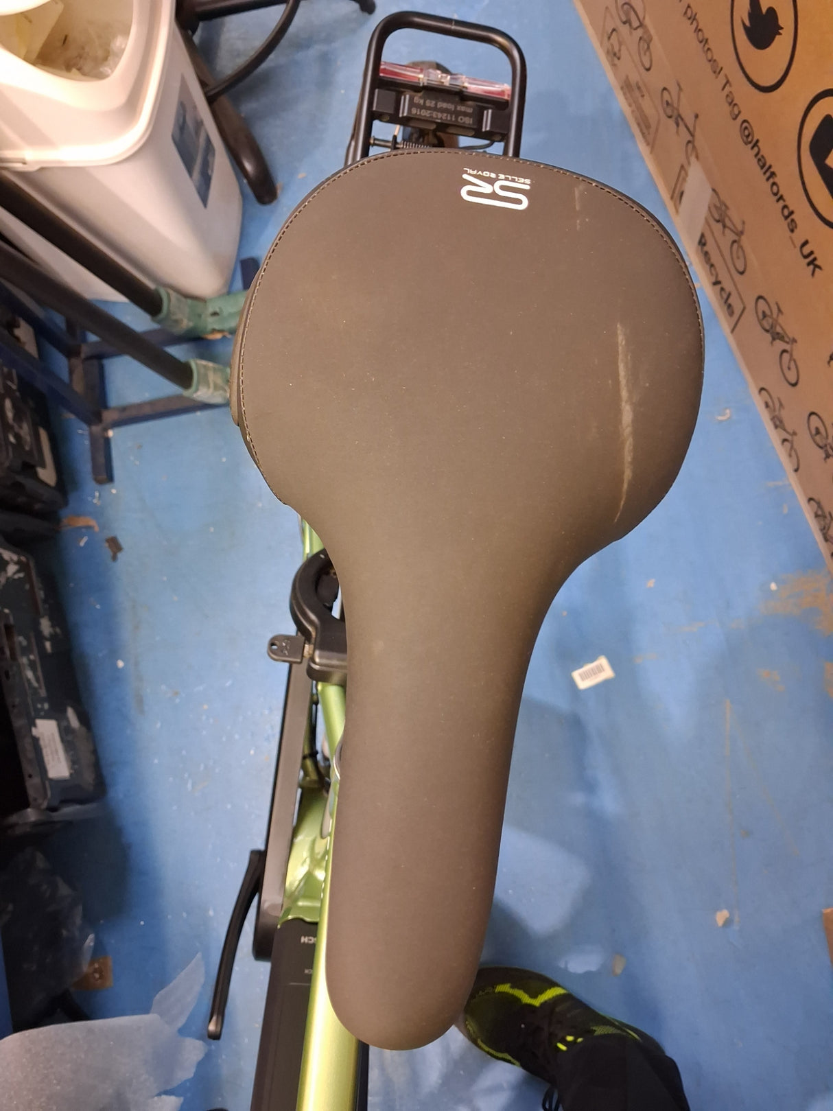 Raleigh Felix+ Crossbar Disc Brakes Hybrid E--Bike - Green - Medium 19''