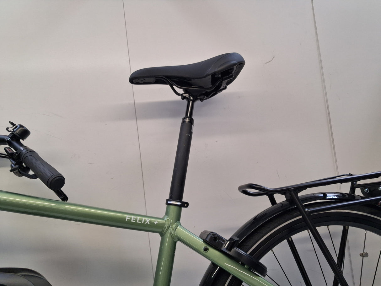 Raleigh Felix+ Crossbar Disc Brakes Hybrid E--Bike - Green - Medium 19''