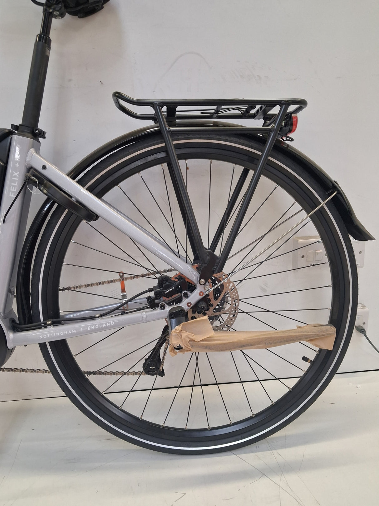 Raleigh Felix+ Low Step-Through Leisure City Hybrid E--Bike ~ Grey ~ 46cm