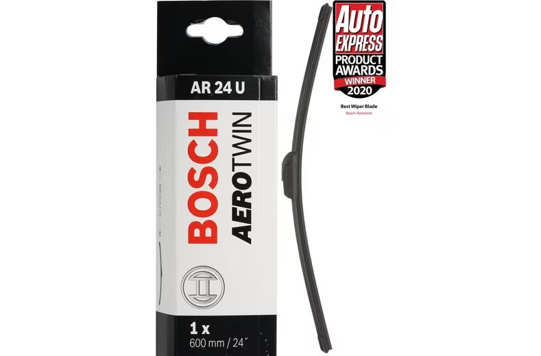 Bosch Aerotwin AR24U Retrofit Flat Wiper Car Blade Single 600mm/24" - Black