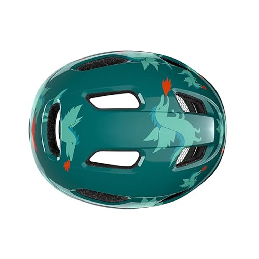 Lazer Nutz Dragons KinetiCore Kids Cycling Helmet - Green - Uni-Size 50-56cm