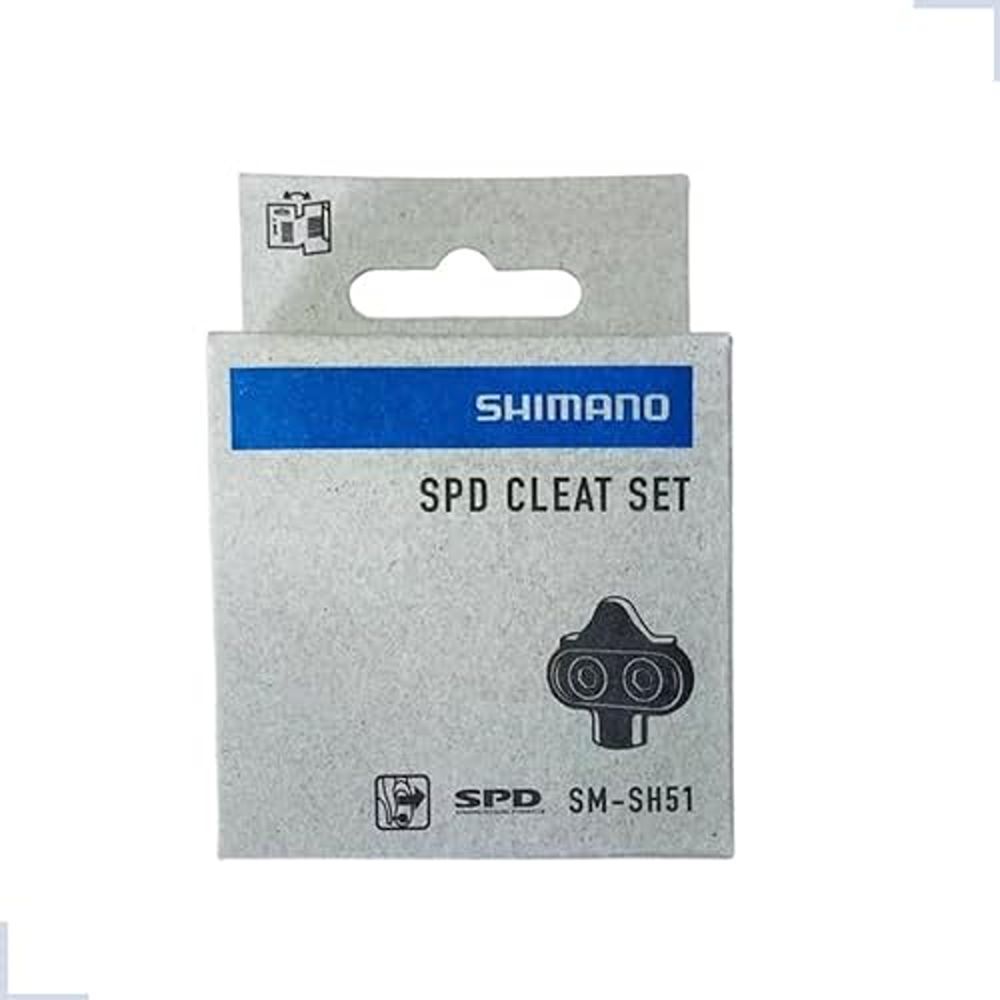 Shimano Bike Parts SM-SH51 Single Release MTB SPD 2-Bolt Cleats - Black