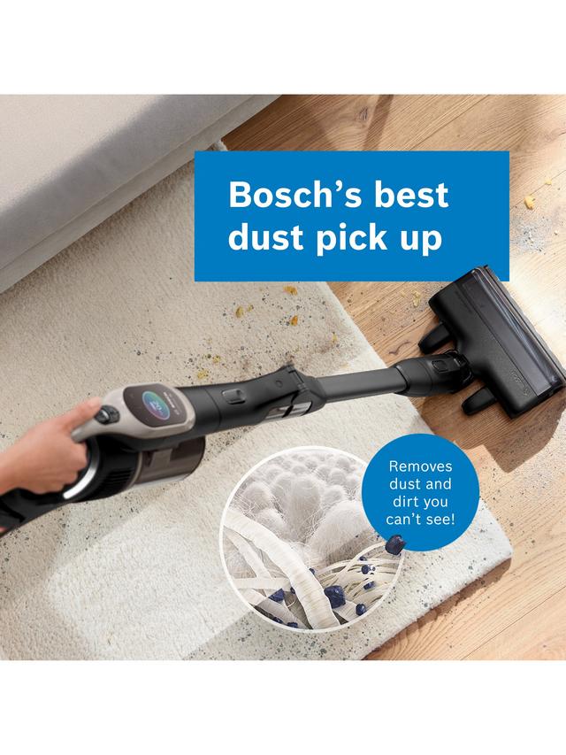 Bosch Unlimited 10 Cordless Vacuum Cleaner MicroClean Technology - Griege