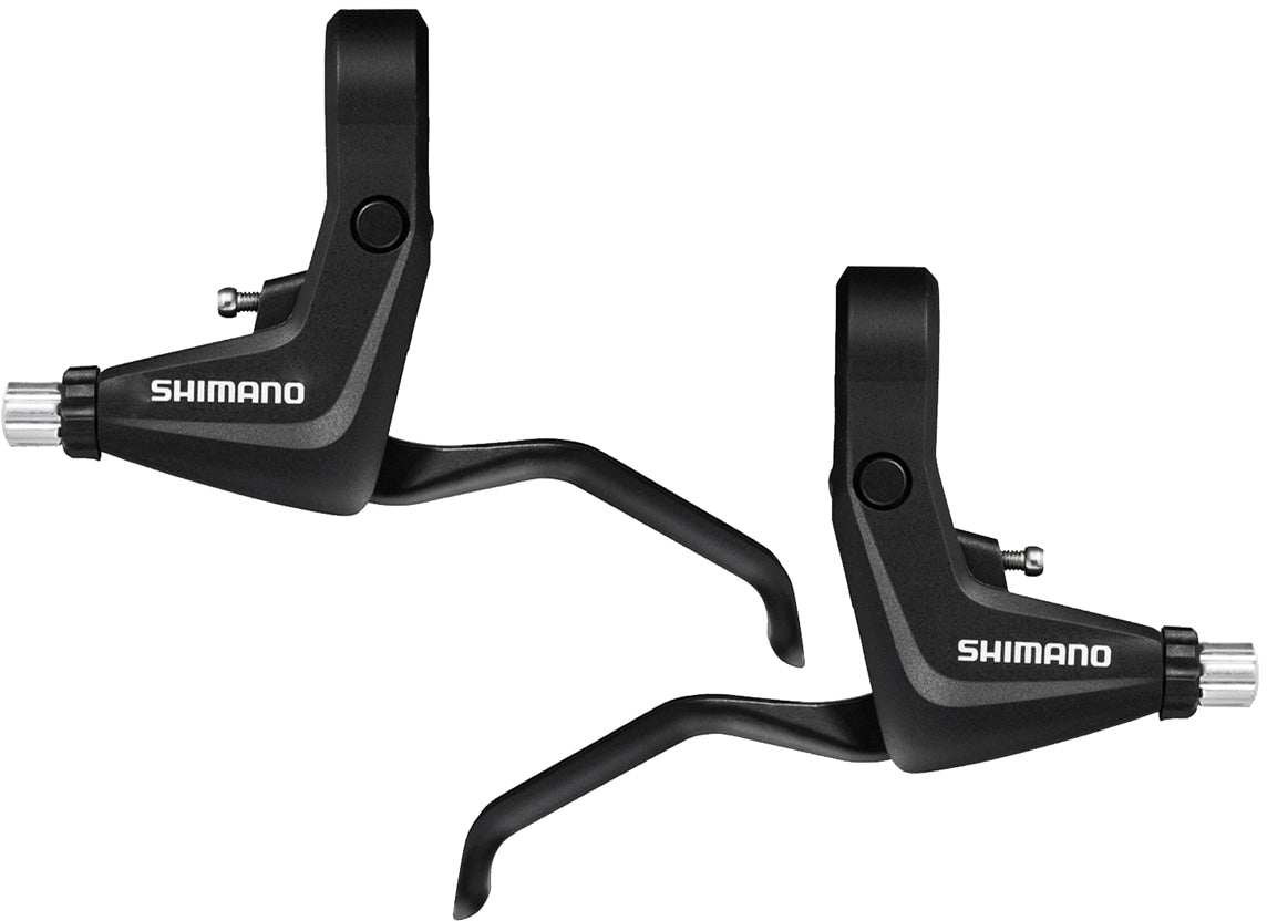 Shimano Alivio BL-T4000 MTB Alloy Hybrid Flat Bar V-Brake Lever Set - Black