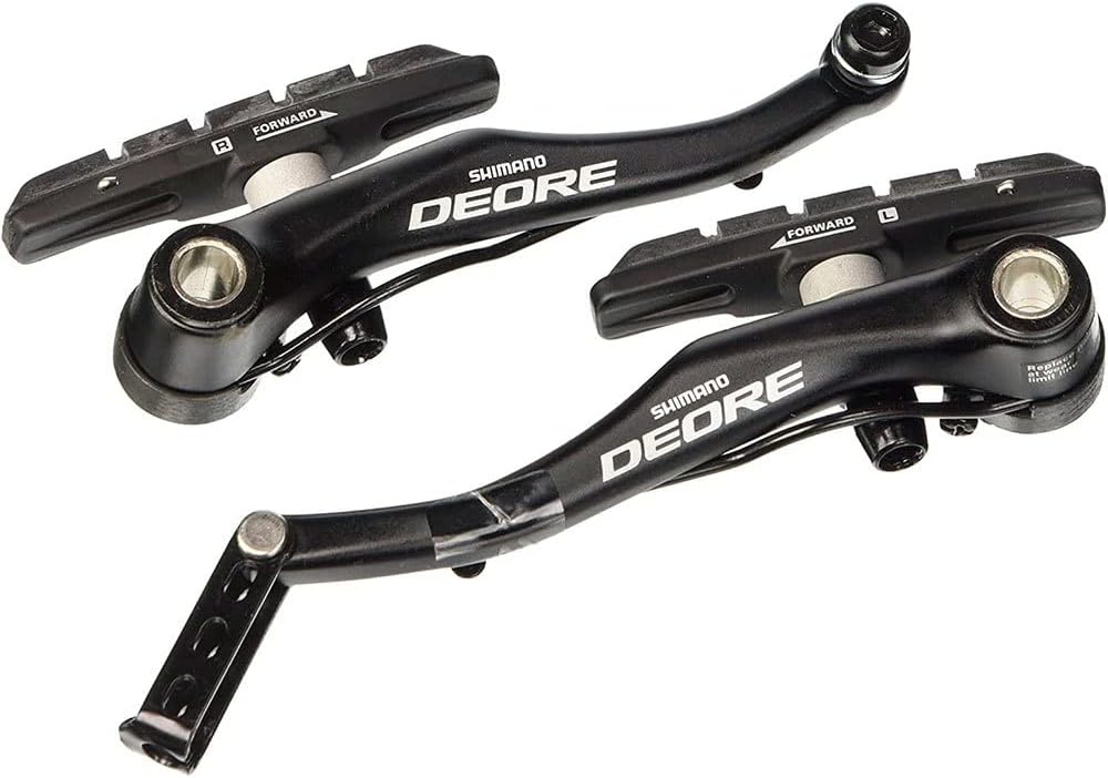 Shimano Deore BR-T610 Linear Pull Bicycle Rim Front V-Brake Caliper - Black