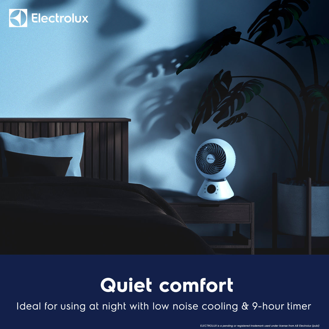Electrolux Flowair COL1724TE 9-Speed Adjustable Air Circulator Fan - White