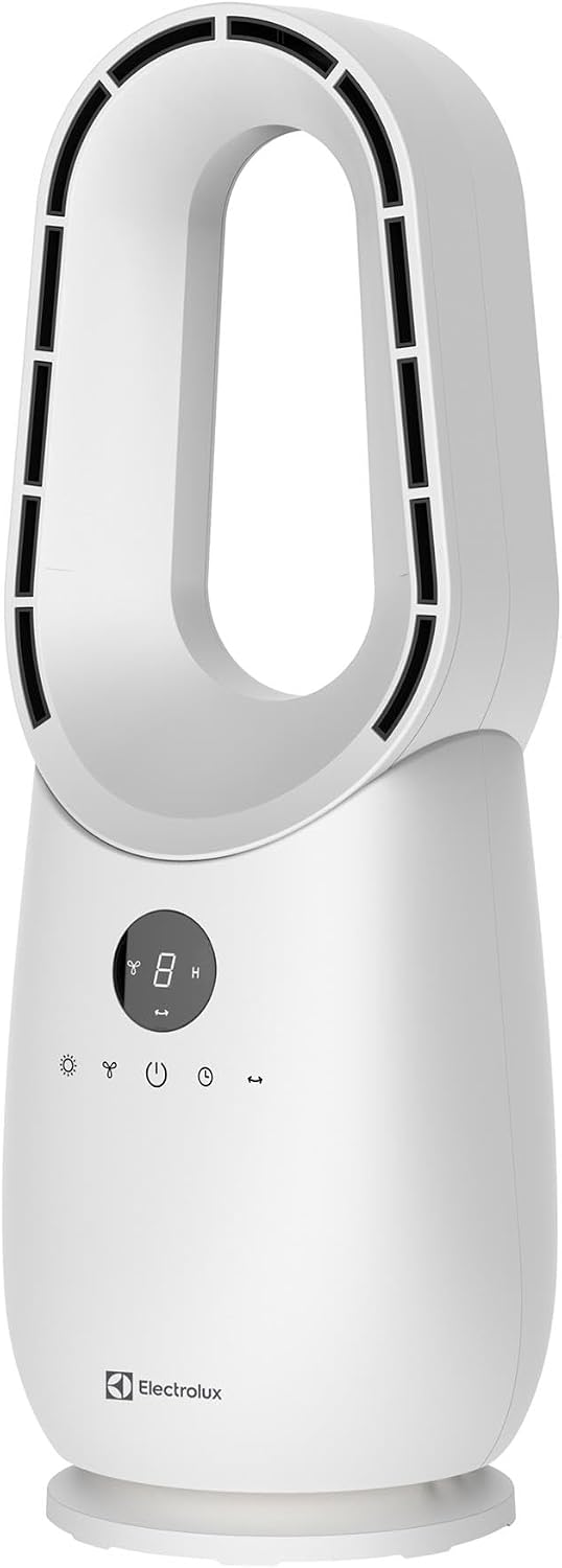 Electrolux AirGlide COL1726 Compact Bladeless Freestanding Desktop Fan White