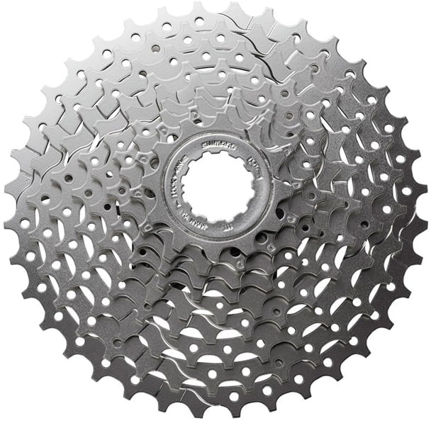 Shimano CS-HG400 Alivio 9 Speed Bike Cassette 11-25T Hyperglide - Silver