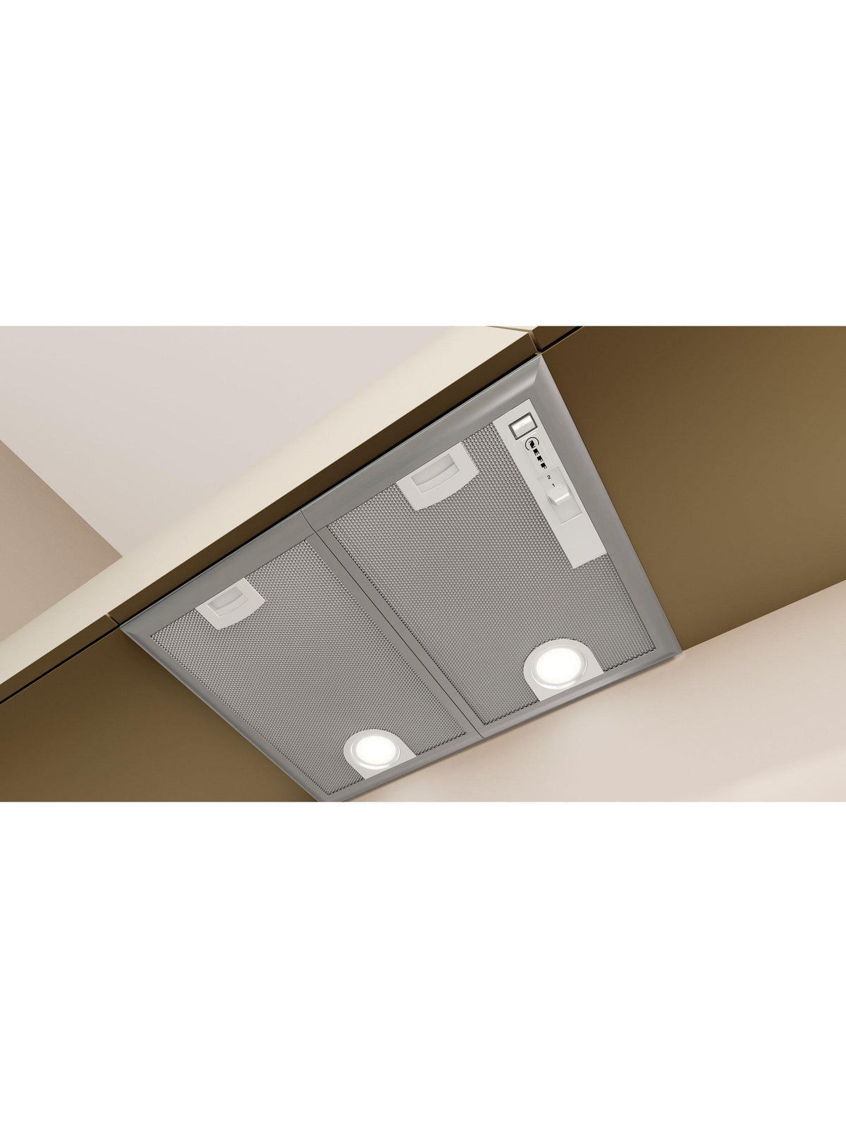 Neff N30 D5655X2GB 53cm LED Extractor 3-Speed Canopy Cooker Hood - Silver