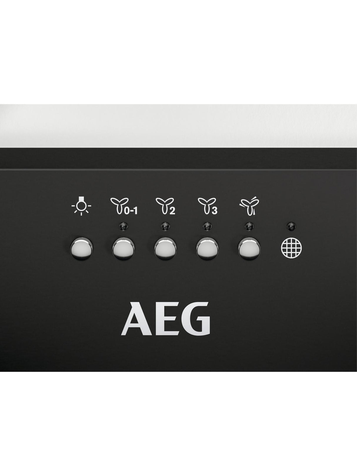 AEG DGE5861HB 62dB Kitchen Canopy Cooker Hood H33.1 x W77 x D30cm - Black