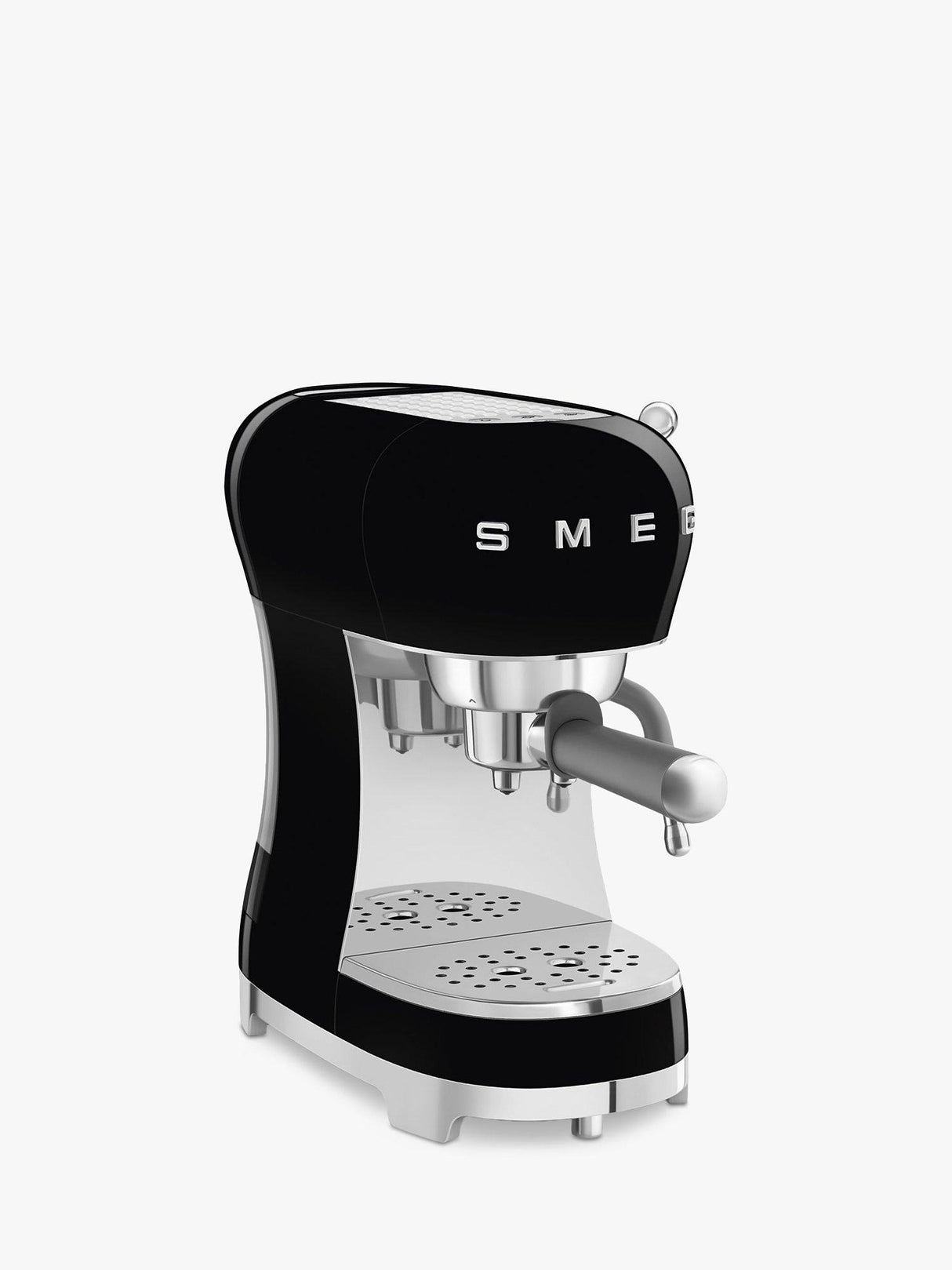 Smeg ECF02BLUK Ground Espresso Coffee Machine 1350W 15 Bar - Black/Grey